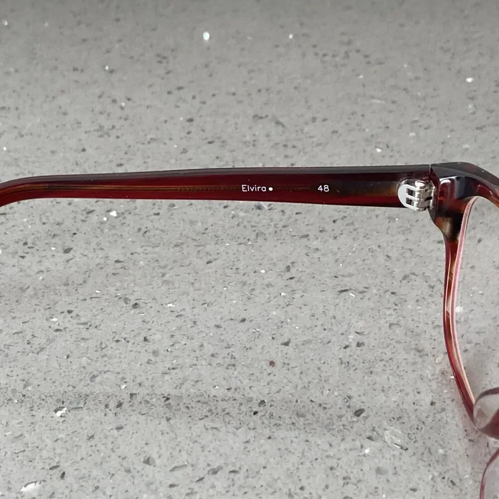 DAN DEUTSCH Optical Outlook Elvira 48 Eyeglasses Frames ONLY 53-15-135 Red